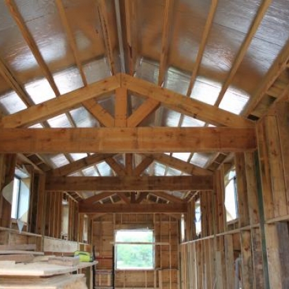 Radiant Barrier Sheathing is included in all our homes